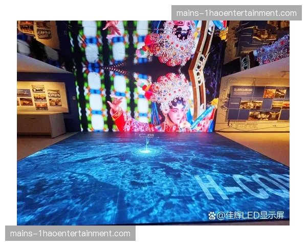 场内LED地砖屏交互联动 赛事开场仪式进入人机协同期